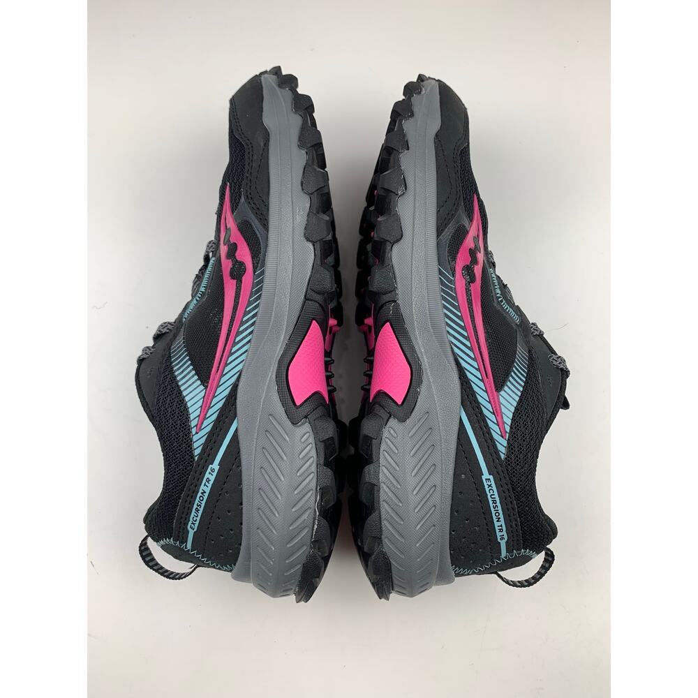Saucony Excursion TR16 Trail Running Hiking Shoes Black Sneakers Women's 8.5 - Picture 8 of 10